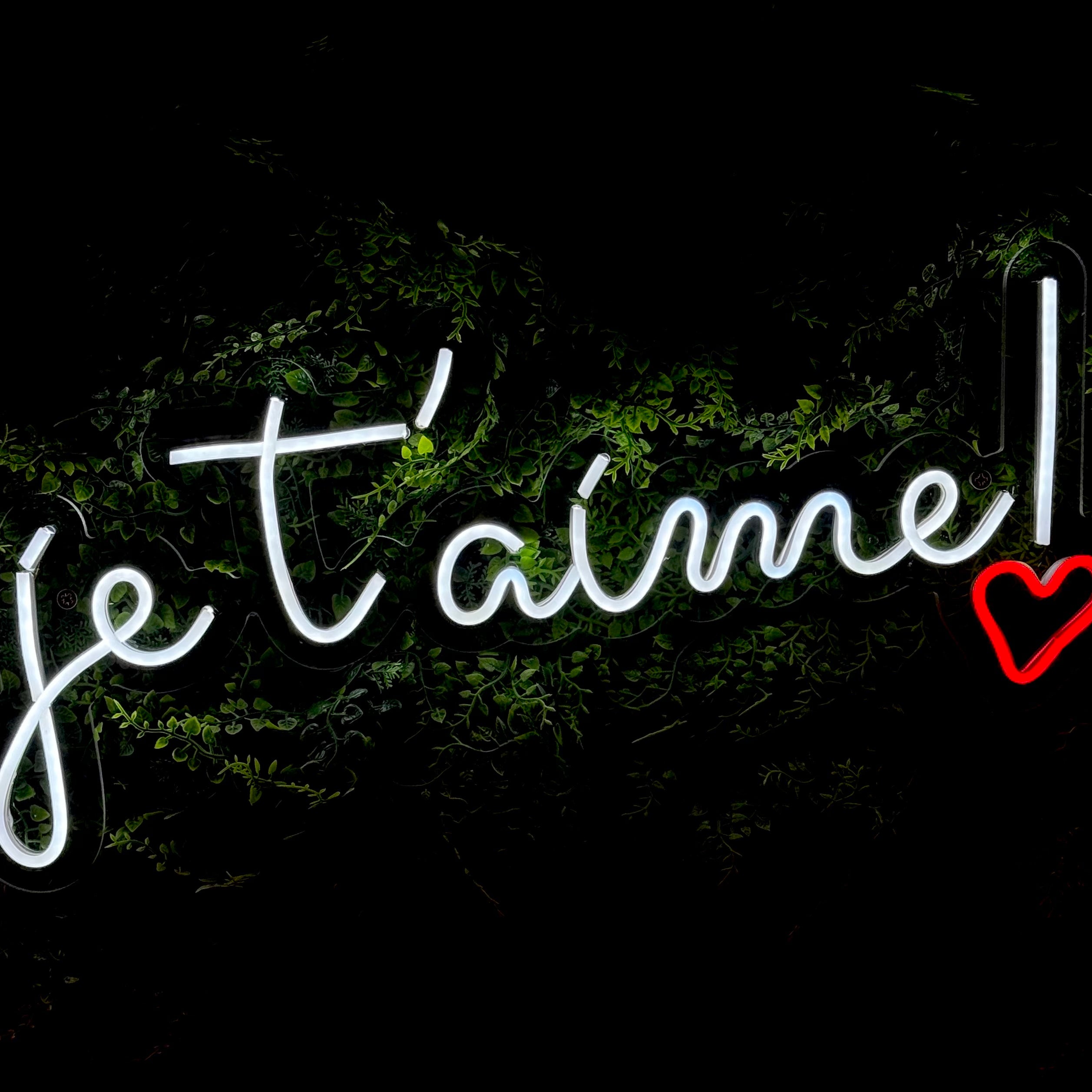 JE T’AIME!