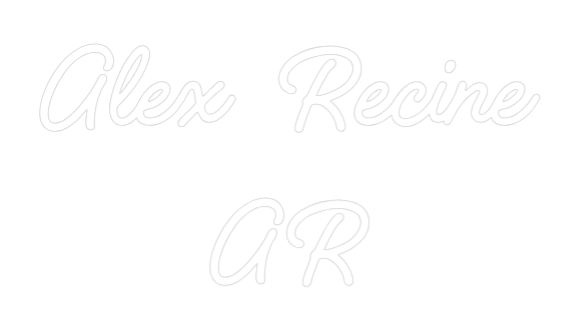 Led Personalizzato Alex Recine
AR