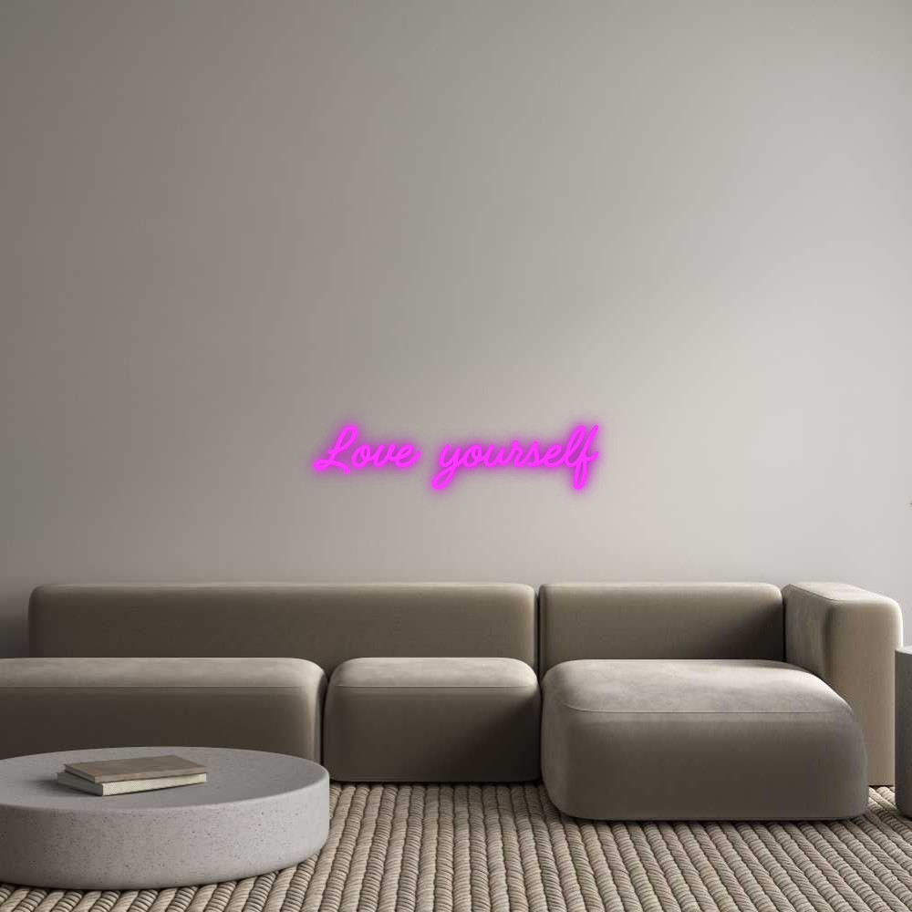 Led Personalizzato Love yourself