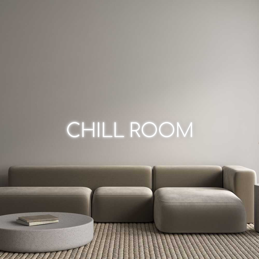 Led Personalizzato CHILL ROOM