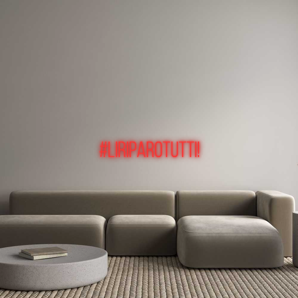 Led Personalizzato #liriparotutti!